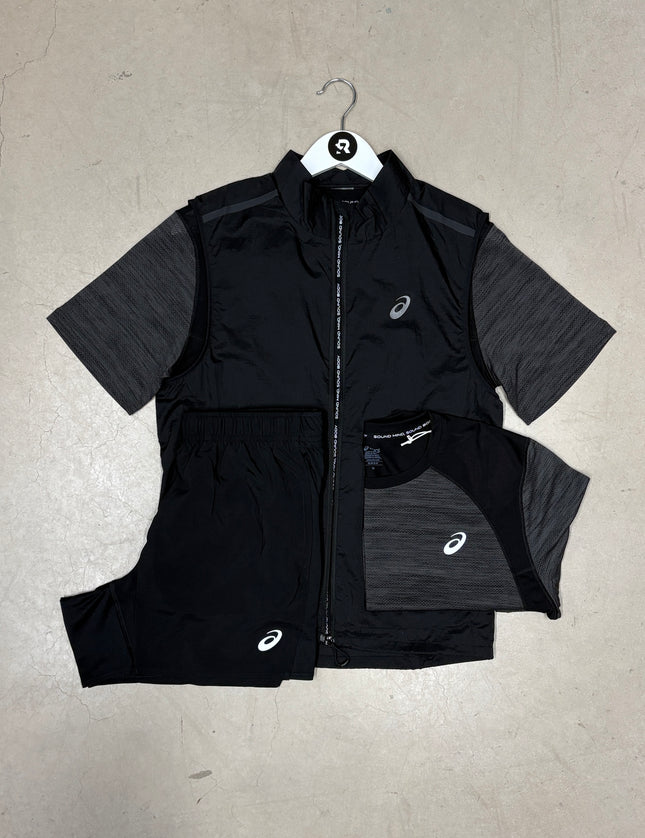 ASICS Performance Metarun Gilet x Road SS Set Bundle
