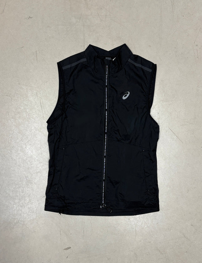 Asics Black Metarun Performance Gilet
