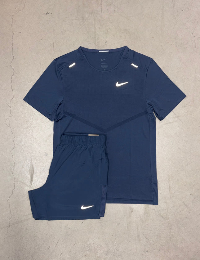 Nike Thunder Blue Techknit Rise 365 x Thunder Blue Challenger Shorts