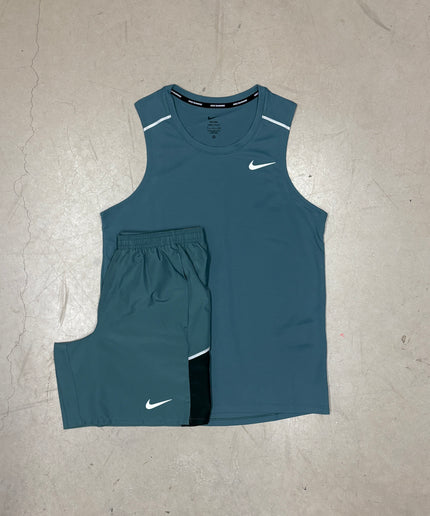 Nike Mineral Slate Miler Vest Full Set