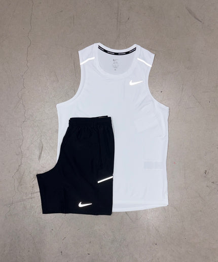 Nike Ice White Miler Vest Full Set