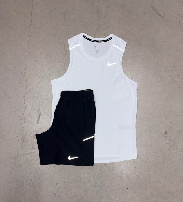Nike Ice White Miler Vest Full Set