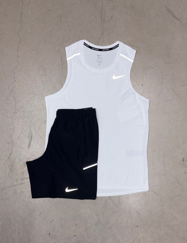 Nike Ice White Miler Vest Full Set
