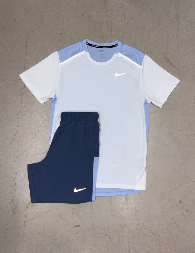 Nike Ice White/Cobalt Bliss Miler Full Set