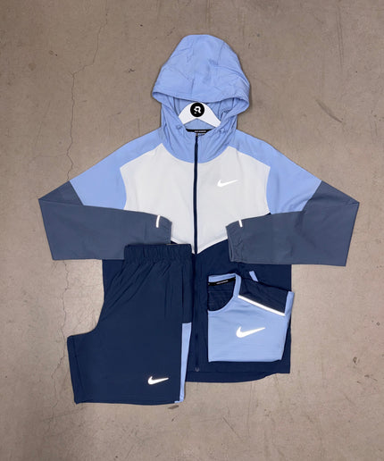 Nike Cobalt Bliss Windrunner Jacket x Diffused Blue/Cobalt Miler Bundle Set