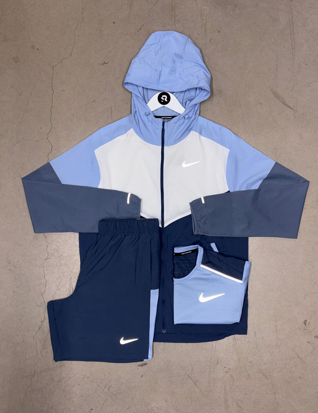 Nike Cobalt Bliss Windrunner Jacket x Diffused Blue/Cobalt Miler Bundle Set