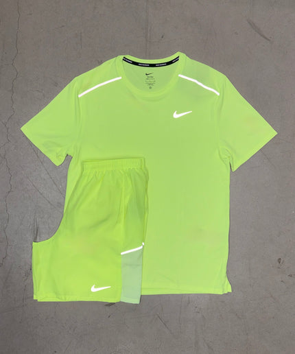 Nike Season 2 Volt Yellow Dri-Fit Miler Full Set