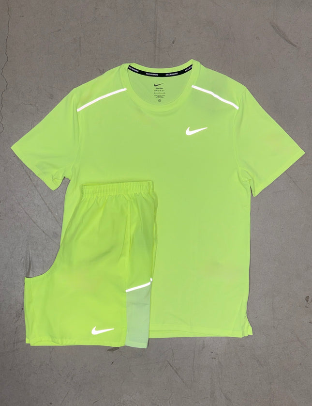 Nike Season 2 Volt Yellow Dri-Fit Miler Full Set
