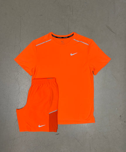 Nike Total Orange New Dri-Fit Miler Full Set