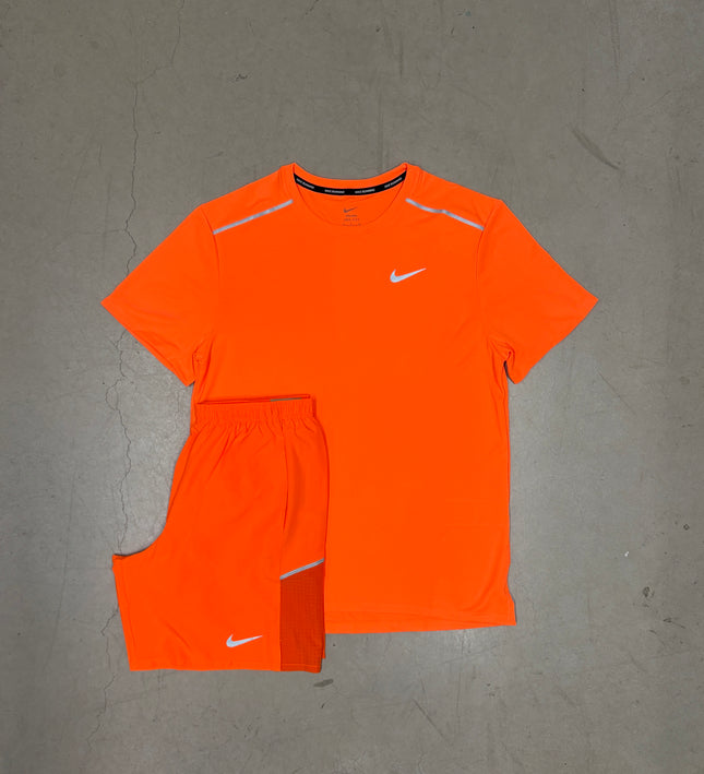 Nike Total Orange New Dri-Fit Miler Full Set