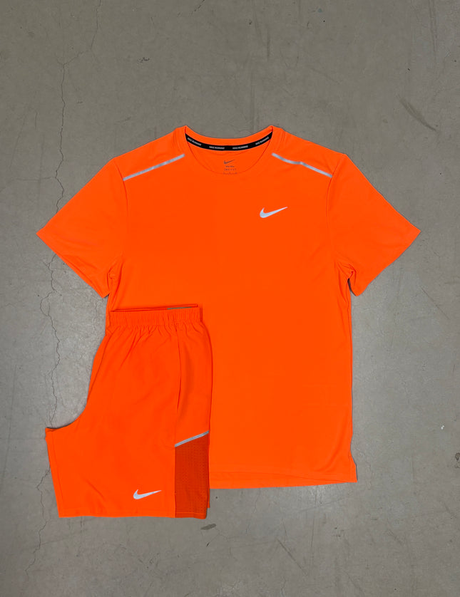 Nike Total Orange New Dri-Fit Miler Full Set