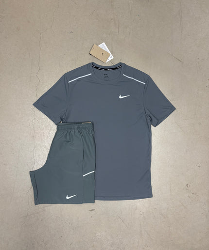 Nike Smoke Grey New Miler Dri-Fit Full Set