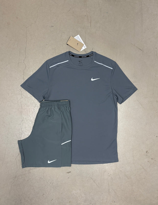 Nike Smoke Grey New Miler Dri-Fit Full Set