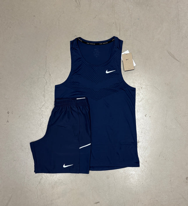 Nike Midnight Navy Stride Vest Full Set