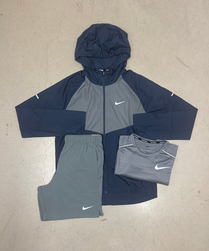 Nike Thunder Blue/Grey Repel Miler Jacket Full Bundle