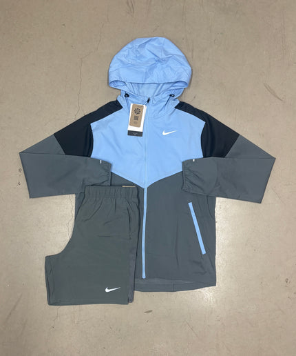 Nike Psychic Blue Windrunner x Grey Challenger Shorts