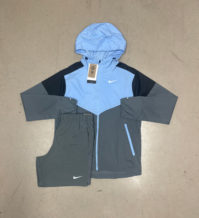 Nike Psychic Blue Windrunner x Grey Challenger Shorts