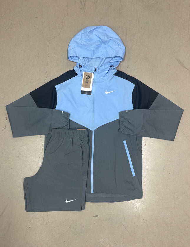 Nike Psychic Blue Windrunner x Grey Challenger Shorts