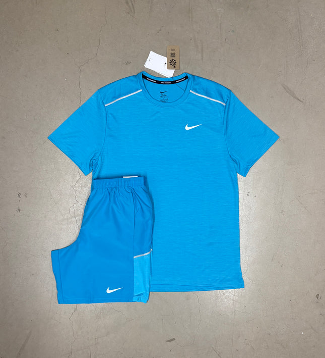 Nike Baltic Blue Dri-Fit Miler Full Set