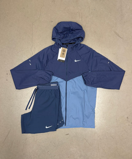 Nike Diffused Blue/Work Blue Stride Jacket x Stride Shorts Full Set