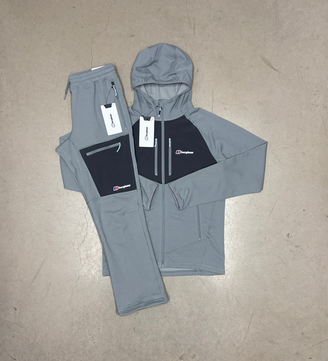 Berghaus Grey/Black Pavey Plus Hoodie Tracksuit