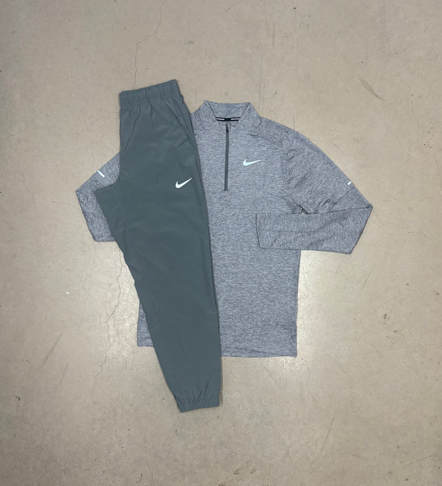 Nike Grey Stride 1/4 Zip x Grey Challenger Pants