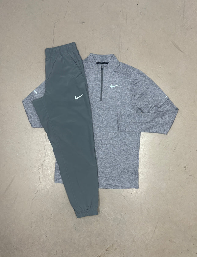 Nike Grey Stride 1/4 Zip x Grey Challenger Pants