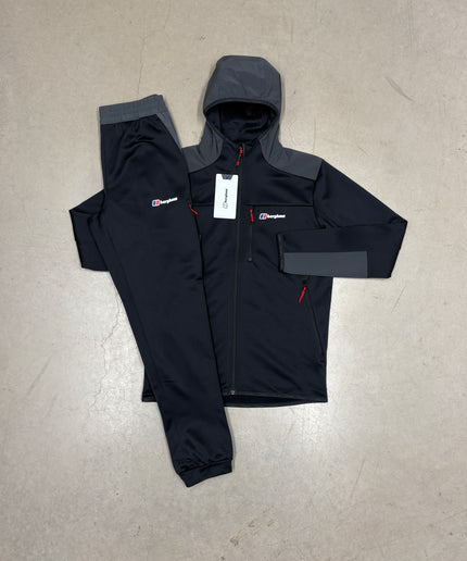 Berghaus Black/Carrier Grey Lonnen Poly Tracksuit