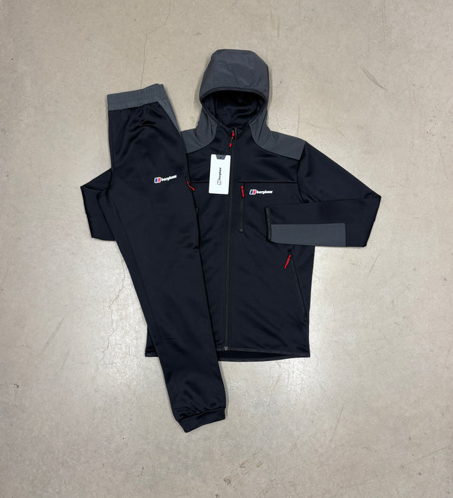 Berghaus Black/Carrier Grey Lonnen Poly Tracksuit
