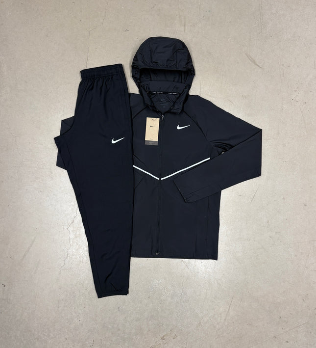Nike Black Reflective Centre Repel Jacket x Black Challenger Pants