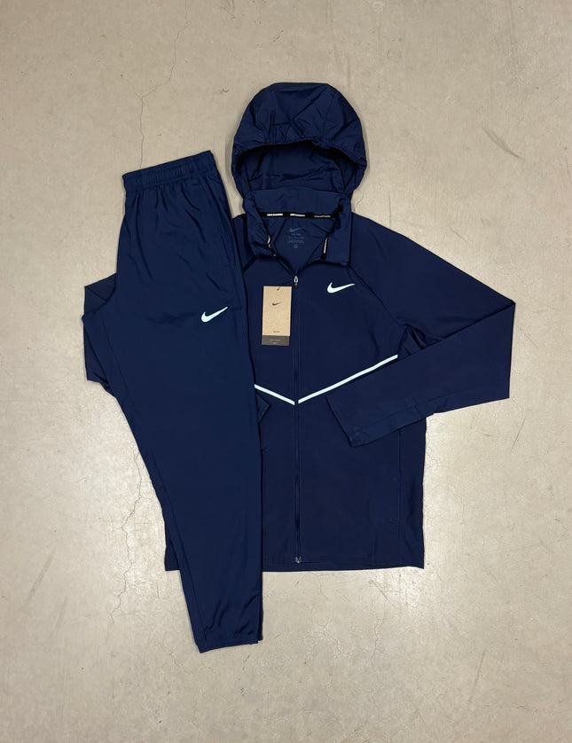 Nike Midnight Navy Reflective Centre Repel Jacket x Midnight Navy Challenger Pants