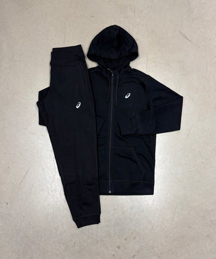 ASICS Black Club Hooded Fleece Full Tracksuit