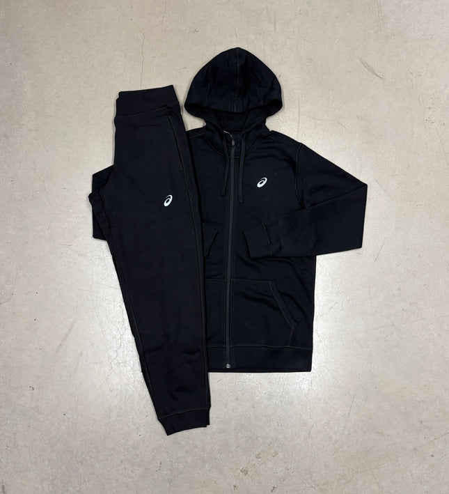 ASICS Black Club Hooded Fleece Full Tracksuit