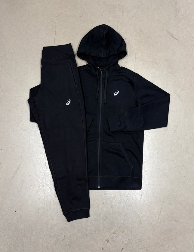 ASICS Black Club Hooded Fleece Full Tracksuit