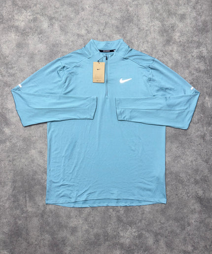 Nike Denim Blue Element Stride 1/4 Zip