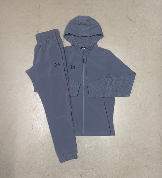 Under Armour Grey Challenge Woven Tracksuit