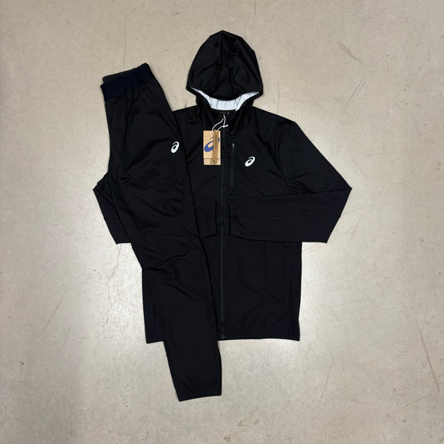 Asics Black Winter Running Tracksuit