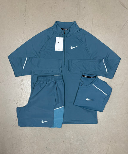 Nike Slate Blue Therma-Fit Running Matching Full Bundle