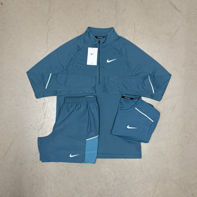 Nike Slate Blue Therma-Fit Running Matching Full Bundle