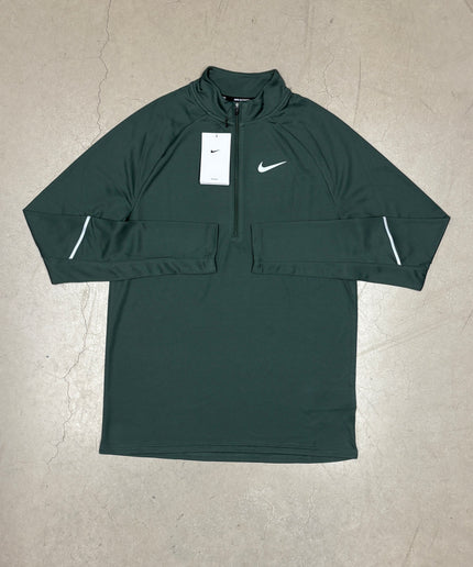 Nike Camo Green Dri-Fit Miler Q-Zip