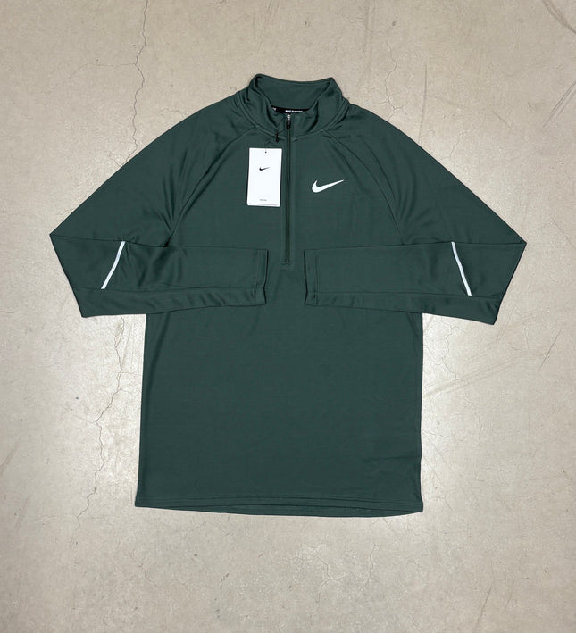 Nike Camo Green Dri-Fit Miler Q-Zip